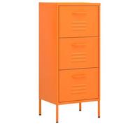 vidaXL Armario de almacenamiento acero naranja 42,5x35x101,5 cm
