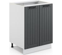 Armario de baño mediano Vicco Fame-Line Antracita 60 x 82 cm sin encimera, Model 43501
