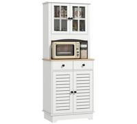 Armario de cocina - Mueble de cocina - Aparador - Armario para horno - Armario para microondas - MDF y aglomerado - Estantes ajustables