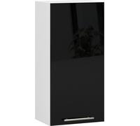 Armario de cocina suspendido, modelo AKORD OLIWIA, modular, color blanco, 40 cm de ancho. Puerta de 40 cm de ancho, 72 cm de alto y 30 cm de profundidad. Frente en de alto brillo. Incluye 2 estantes