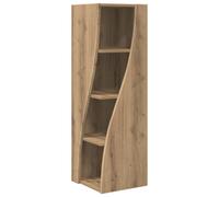 Armario de esquina vidaXL, 32x32x102 cm, material de madera, acabado roble artesanal