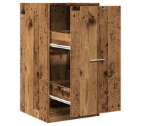 Armario de estilo vintage para farmacia, con aspecto de madera envejecida, 40x41x77,5 cm, fabricado en material de madera