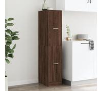 Armario de farmacia – Mueble de baño y estantería – Aspecto de madera de roble – 30x41x144,5 cm – Ahorra espacio