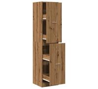 Armario de farmacia vidaXL, estilo artesanal, roble, 40x41x174,5 cm, material de madera