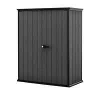 Keter Armario para exterior Cortina Alto polipropileno 140 x 73,6 x 170,4 cm 1400 l gris