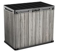 Armario de jardín Keter DECO SIO DARWIN 1, 150 litros - gris tormenta / gris