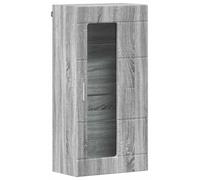 Armario de madera vidaXL, color gris Sonoma, fabricado en material de madera