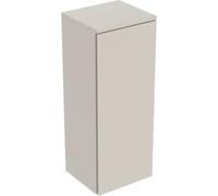 Armario de media altura Geberit Renova Plan, con una puerta, 33x85x29,7cm, 504.044.DB.1, Color: gris arena / barnizado satinado mate