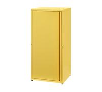 Armario de oficina burlöv acero 88x40x35 cm - amarillo [en.casa]
