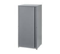 Armario de oficina burlöv acero 88x40x35 cm - gris [en.casa]