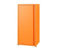 Armario de oficina burlöv acero 88x40x35 cm - naranja [en.casa]