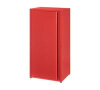 Armario de oficina burlöv acero 88x40x35 cm - rojo [en.casa]