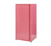 Armario de oficina burlöv acero 88x40x35 cm - rojo sandía [en.casa]