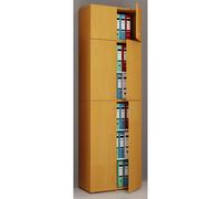 Armario de oficina de madera XXL archivador libros muebles de oficina archivador Lona 5 pliegues A Armario de oficina de madera XXL archivador libros muebles de oficina archivador Lona 5 pliegues A Ha