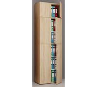 Armario de oficina de madera XXL archivador libros muebles de oficina archivador Lona 5 pliegues A Armario de oficina de madera XXL archivador libros muebles de oficina archivador Lona 5 pliegues A Ro