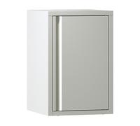 Armario de pared burlöv acero 50x33x35 cm - blanco [en.casa]