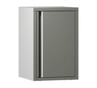 Armario de pared burlöv acero 50x33x35 cm - gris [en.casa]