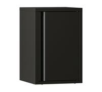 Armario de pared burlöv acero 50x33x35 cm - negro [en.casa]