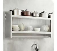 Armario de Pared Colgante de Acero Inoxidable para Cocina Baño Garaje con Puerta Corredera Semitransparente Barra para Colgar Varios Tamaños Disponibles(90 * 25 * 46cm)