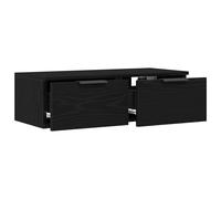 Armario de Pared de Roble Negro vidaXL 68x30x20 cm Hecho de Madera Manufacturada