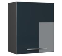 Armario de pared Vicco Fame-Line Azul oscuro alto brillo 60 cm, Model 62848