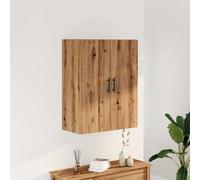 Armario de pared vidaXL, estilo artesanal, roble, 69,5 x 34 x 90 cm
