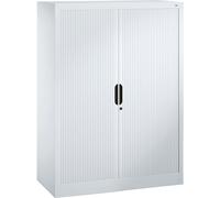 Armario de persiana con persiana horizontal C+P, H x A x P 1345 x 1000 x 420 mm, 3 baldas, 3,5 pisos de archivadores