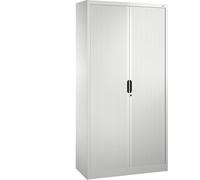 Armario de persiana con persiana horizontal C+P, H x A x P 1980 x 1000 x 420 mm, 4 baldas, 5 pisos de archivadores