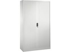 Armario de persiana con persiana horizontal C+P, H x A x P 1980 x 1200 x 420 mm, 4 baldas, 5 pisos de archivadores