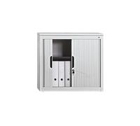 Armario de persiana con persiana horizontal C+P, H x A x P 720 x 800 x 420 mm, 1 balda, 1,5 pisos de archivadores
