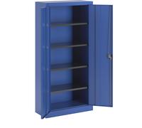 Armario de puertas batientes, H x A exterior 1950 x 950 mm mauser, con 4 baldas, profundidad 420 mm