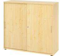 Armario de puertas correderas H x A x P 1100 x 1200 x 400 mm, 3 pisos de archivadores
