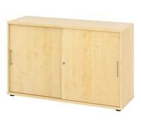 Armario de puertas correderas H x A x P 748 x 1200 x 400 mm, 2 pisos de archivadores