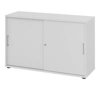 Armario de puertas correderas H x A x P 748 x 1200 x 400 mm, 2 pisos de archivadores