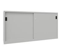 Armario de puertas correderas Pavoy, altura 1000 mm, puertas de chapa maciza