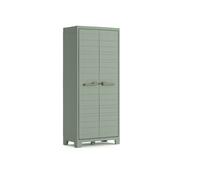 Armario de resina exterior planet outdoor alto 182x80x44cm verde 80 cm