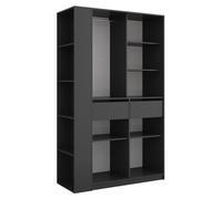 Armario de ropa Vicco Elmo Antracita 50 x 200 cm Lote de 2, Model 61338