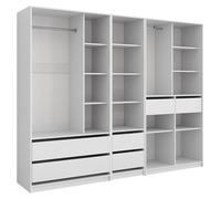 Armario de ropa Vicco Elmo Blanco 100 x 200 cm Lote de 3, Model 61357
