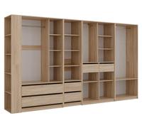 Armario de ropa Vicco Elmo Sonoma 50 x 200 cm Juego de 5, Model 61354