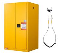 Armario de seguridad VEVOR de 41,6 litros, 42,9 x 42,9 x 46 cm. Bisagras de seguridad. Calentamiento manual. Dimensiones: 96,4 x 86,4 x 165,1 cm