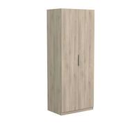 Armario dormitorio matrimonio ghost 2 puertas color roble kronberg 80x51 cm