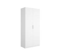Armario emax 2 puertas batientes con barra blanco 203,5x91x51,4 cm