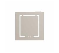 Armario espejo led 60 cm - con almacenamiento para baño, salón y dormitorio - blanco