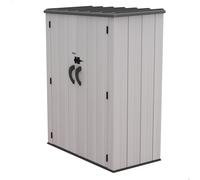 Armario Exterior Vertical Rough Cut™ de 1445 Litros, 143x74x174 Cm, Marrón