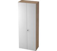 Armario guardarropa eurokraft pro, 2 baldas, 1 barra perchero