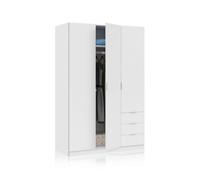 duehome - Armario Hexa 3 puertas 3 cajones White
