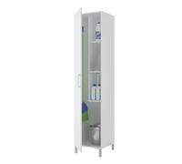 Armario hogar 1 puerta 187x42x41 patas blanco