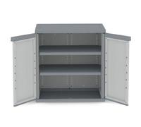 Armario JOBGAR 94,5x89,7x53,7cm. Wave Jumbo bajo XL gris