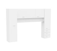 Miroytengo Armario Juvenil Puente Tidy Habitación Infantil Blanco Mate 304x203 cm White - 496.8