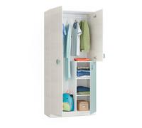 ARMARIO JUVENIL SNUBA 3 PUERTAS 200X90X52 CM VERDE ACQUA / BLANCO ALPES